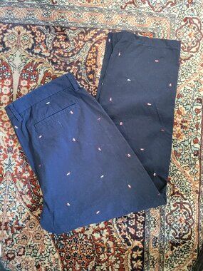Men's Charleston Threads 100% Cotton Nautical Pants Size 38